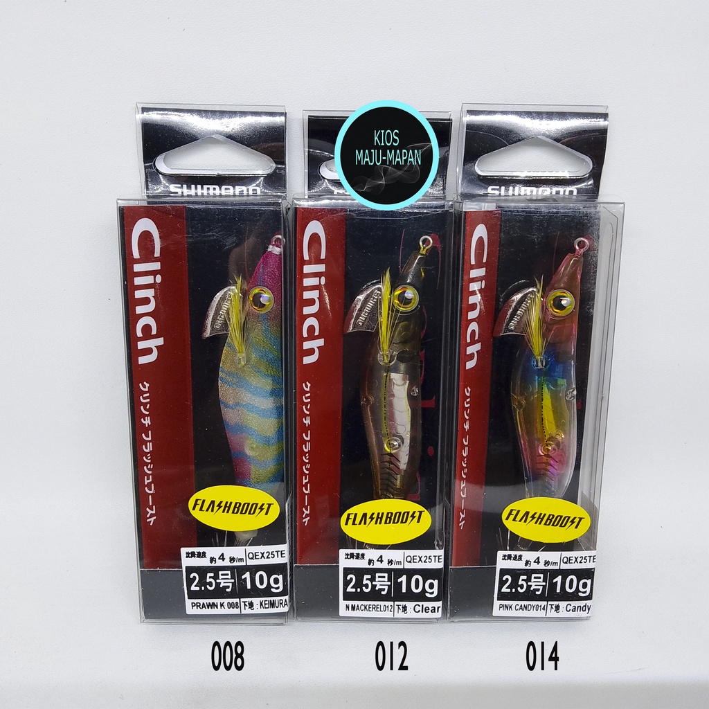 Egi Shimano Sephia Clinch Flashboost 2.5 - Umpan Cumi / Squid Jig