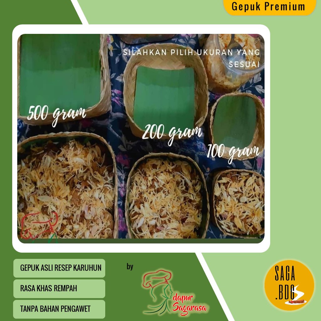 

Gepuk Jeujeut Premium Khas Sunda 200 Gram