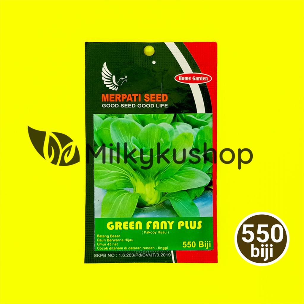 BENIH MERPATI SEED GREEN FANY POKCOY 550 BIJI SACHET KEMASAN PABRIK