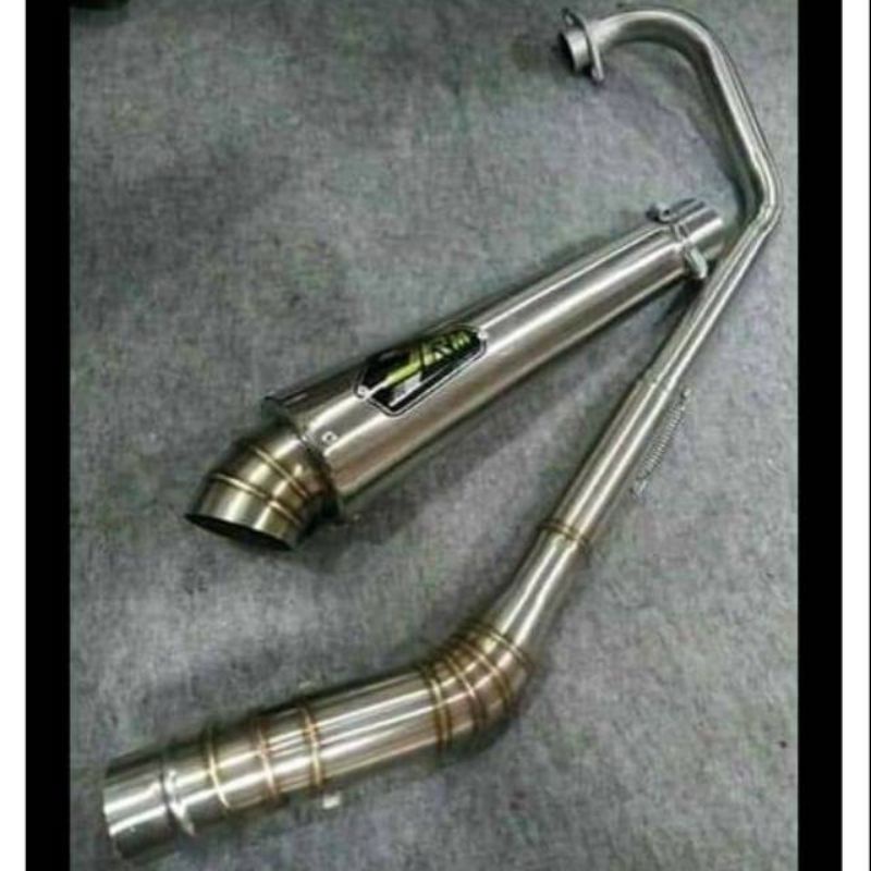 knalpot jrm kerucut ujung jumbo Scorpio Vixion Tiger  Fu bison Sonic dll