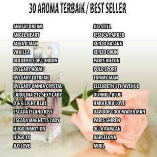 Jual Im parfum!! 30 Aroma best seller / parfum pria / parfum wanita