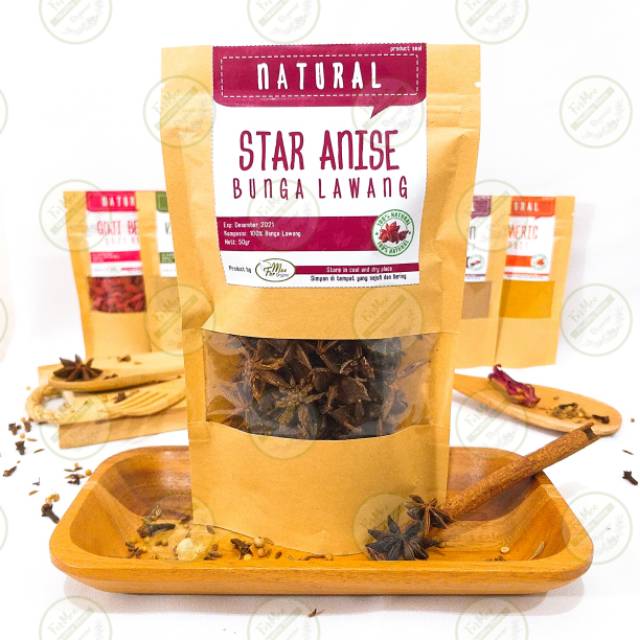 Bunga Lawang / Pekak / Star Anise / Kualitas Premium / JSR