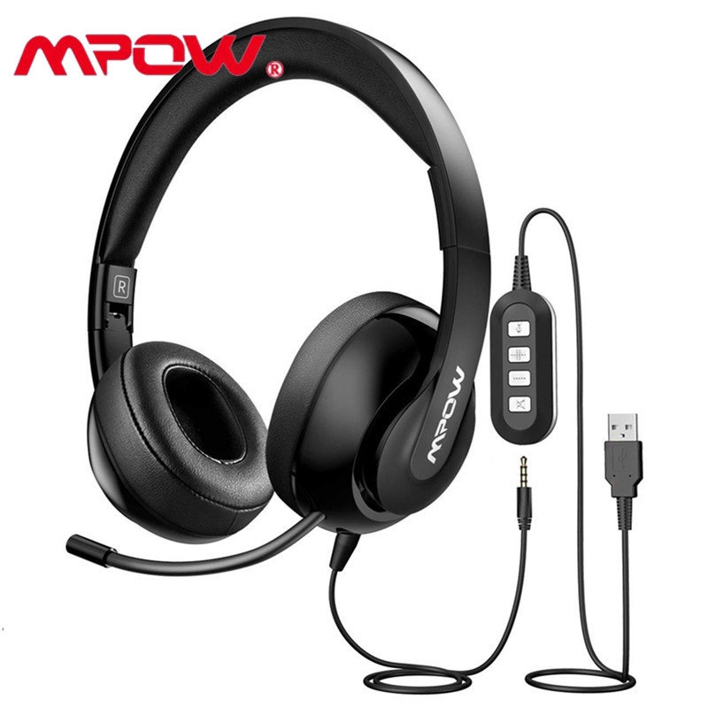 mpow usb headset with microphone