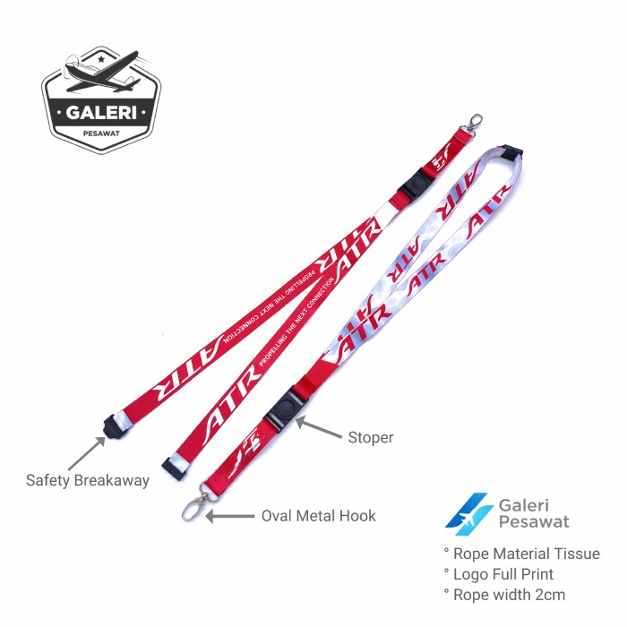 

Eklusif Lanyard / Gantungan Tali Id Card Atr Murah