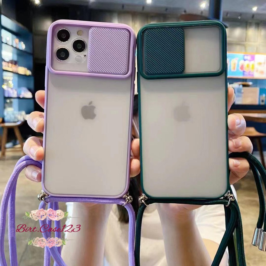 SOFTCASE SLINGCASE SLIDE PELINDUNG KAMERA IPHONE 6 6+ 7 7+ 8 8+ SE 2020 X XR XS MAX BC5705