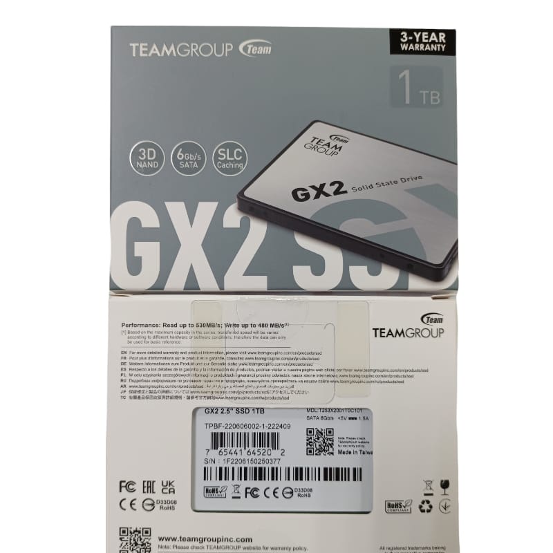 Team Group GX2 SSD 1TB 2.5&quot; SATA III 6Gb/s