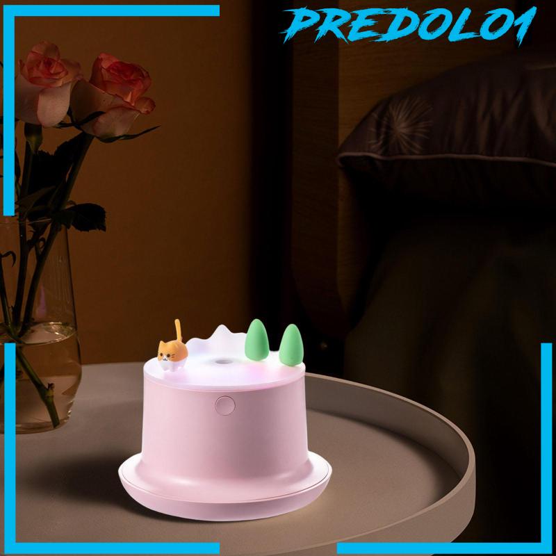 (Predolo1) Air Humidifier / Diffuser Aroma Terapi Dengan Lampu Malam Untuk Rumah