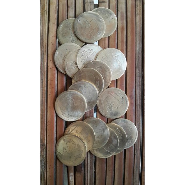 {BISA BAYAR DI TEMPAT} DISKON Barang Antik Uang Kuno Koin Emas Soekarno 1818 Garuda Kuningan Koleksi Legendary