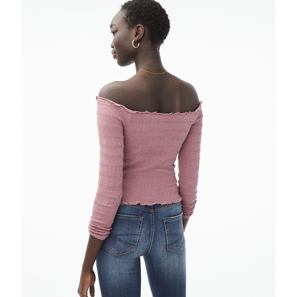 Aero Long Sleeve Smocked Top