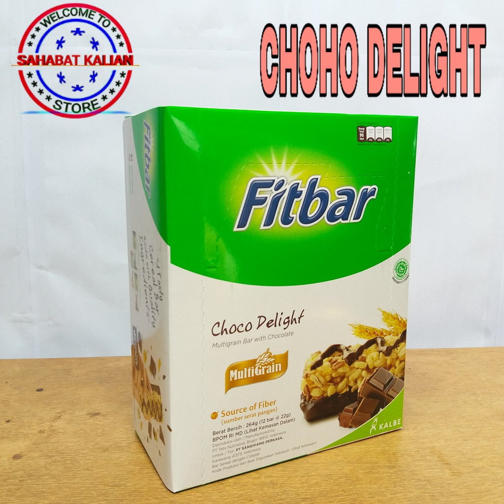 FITBAR COKLAT MULTIGRAIN 20gr 1 BOX ISI 12 PCS