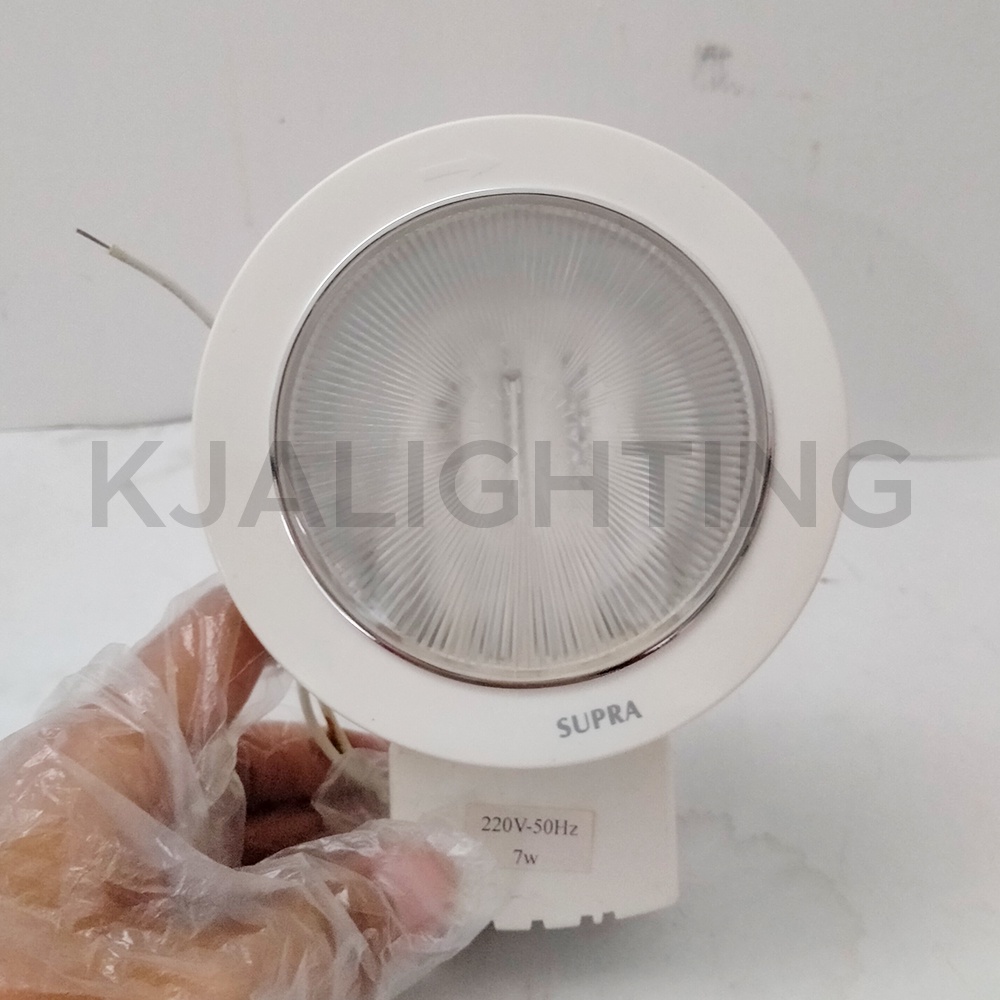 LAMPU DOWNLIGHT TANAM SMALL SUN PL KUPU 7WATT PUTIH