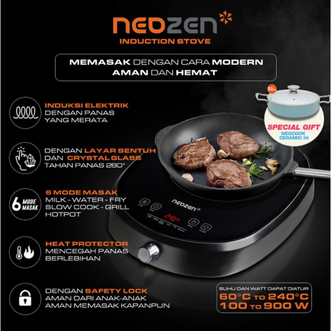 NEOZEN Induction Stove Kompor Induksi Elektrik Electric Induction Cooker