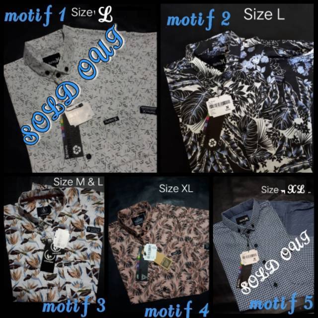 Kemeja lengan pendek hurley terbaru