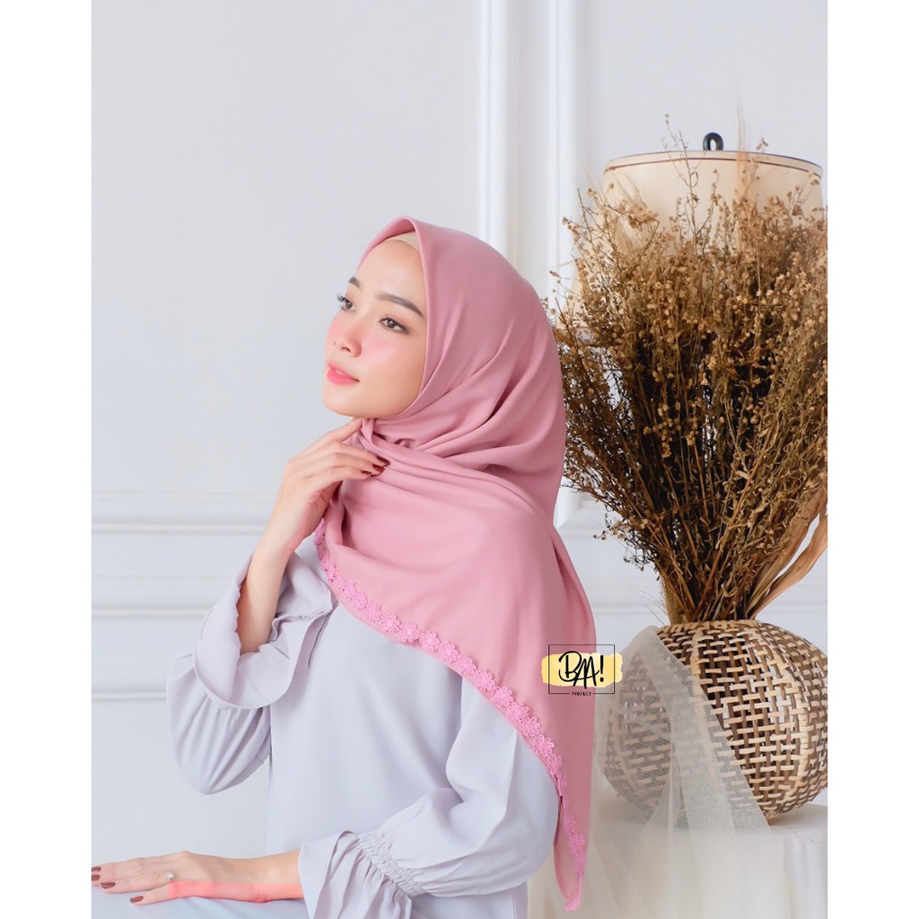 Mika Scarf By Baaproject / Renda Hijab Bahan Voal Superfine Sahara