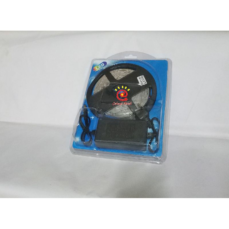 Lampu LED Strip 2811 5050 12V Warna Warni Oulex - RGB Plus Adaptor