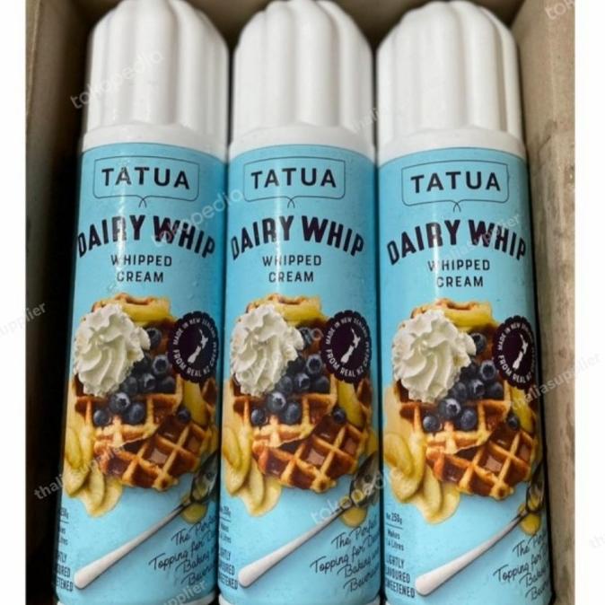

(BISA COD) TATUA WHIPPING AEROSOL 250ML KALENG, SIMPLE & PRAKTIS, TINGGAL SEMPROT