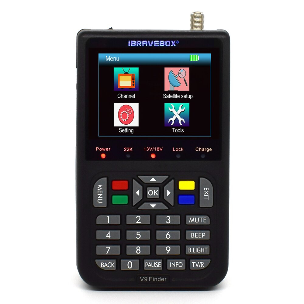 IMPORT V9 Finder Digital Satellite Finder LCD Satellite Finder Digital Satellite Signal Finder