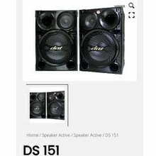 Speaker Aktif/DS Series 151 DAT 15", Bluetooth Speaker Palembang