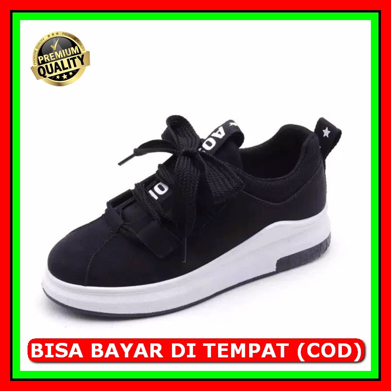 Gvl Geovelli Women Sneakers Wanita Full White Model Terbaru Gvl-8 PB857 Pwshop88 Sepatu Sneakers W