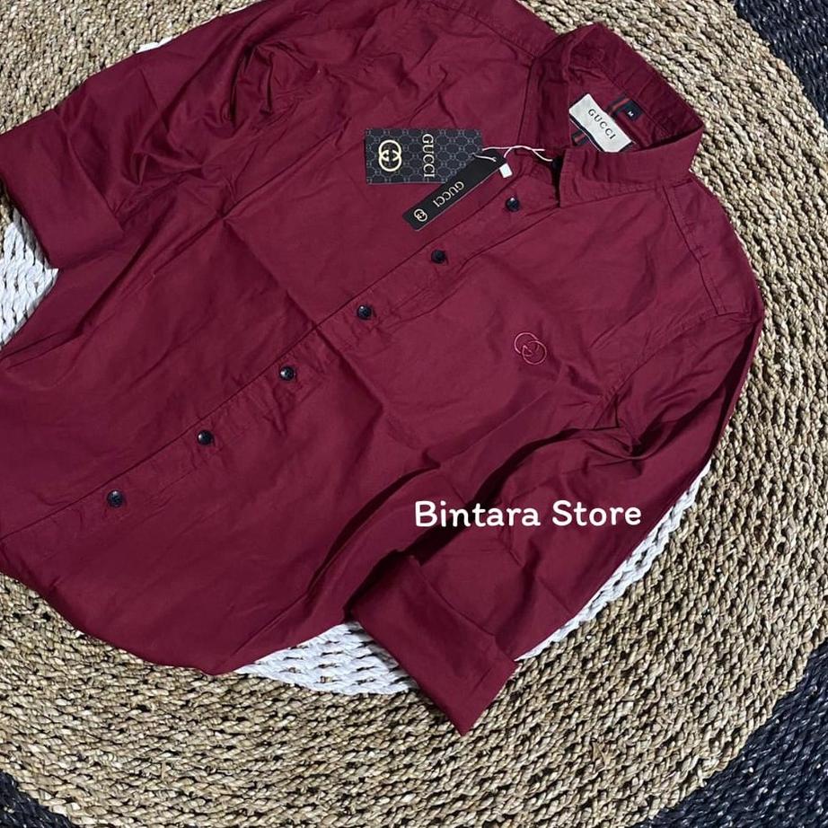 Bisa  Kemeja Polos  Kemeja Polos Pria Warna Putih Kemeja Polos Warna Hitam Kemeja lengan panjang Kem