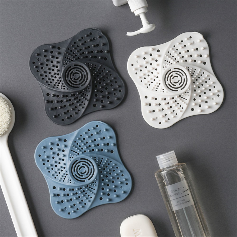 【COD Tangding】Bathroom Sink Filter Hair Catcher Stopper Anti-blocking Kitchen Sink Strainer Drain Cover Bathtub Shower Drain Hole Filter