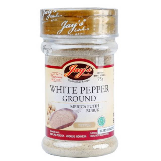 

Lada putih bubuk 75gr / White Pepper Ground - HJP072