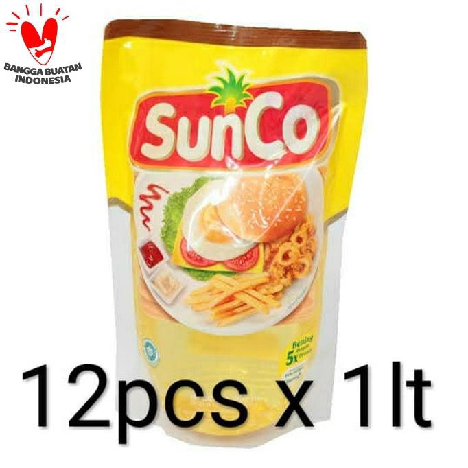 

minyak goreng sunco 1lt per dus isi 12