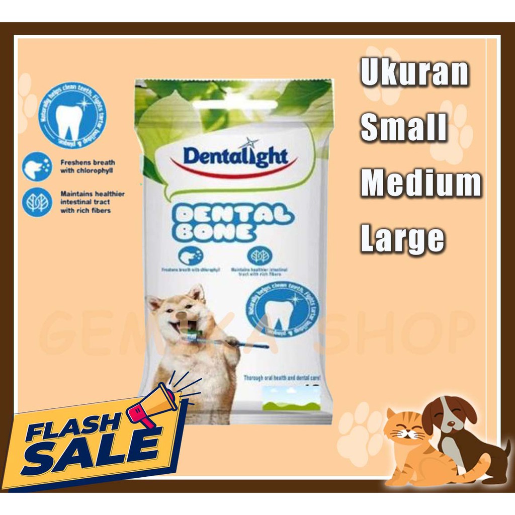 DENTAL SNACK ANJING/ DENTALIGHT DENTAL BONE