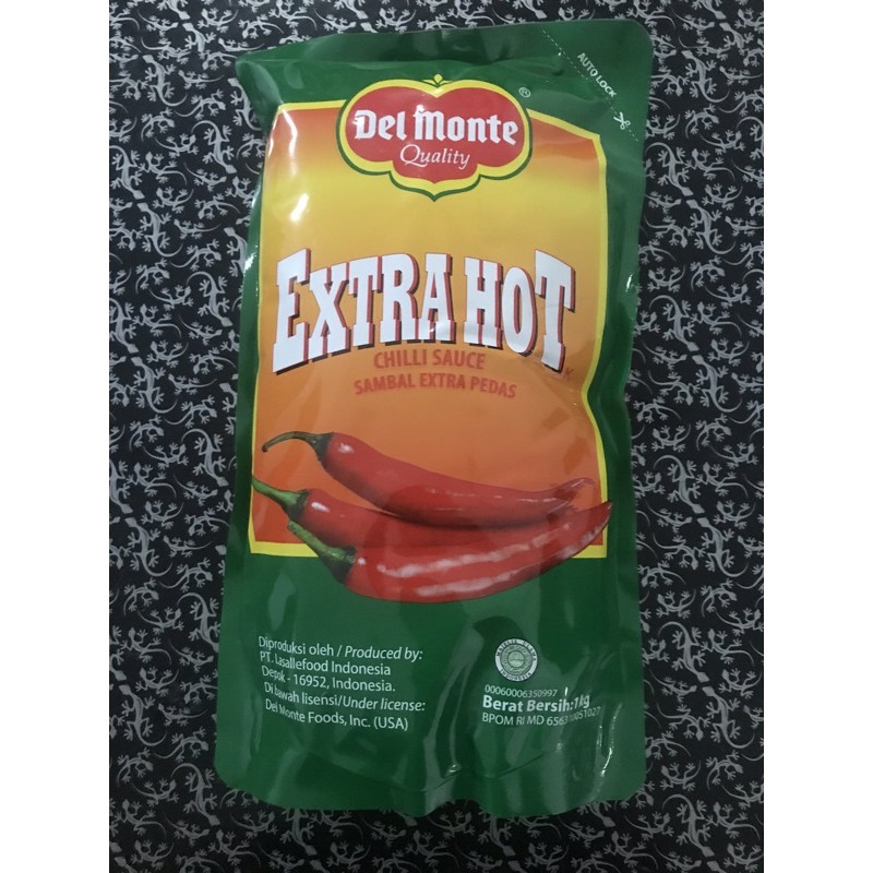DELMONTE SAMBAL EXTRA HOT POUCH 1kg