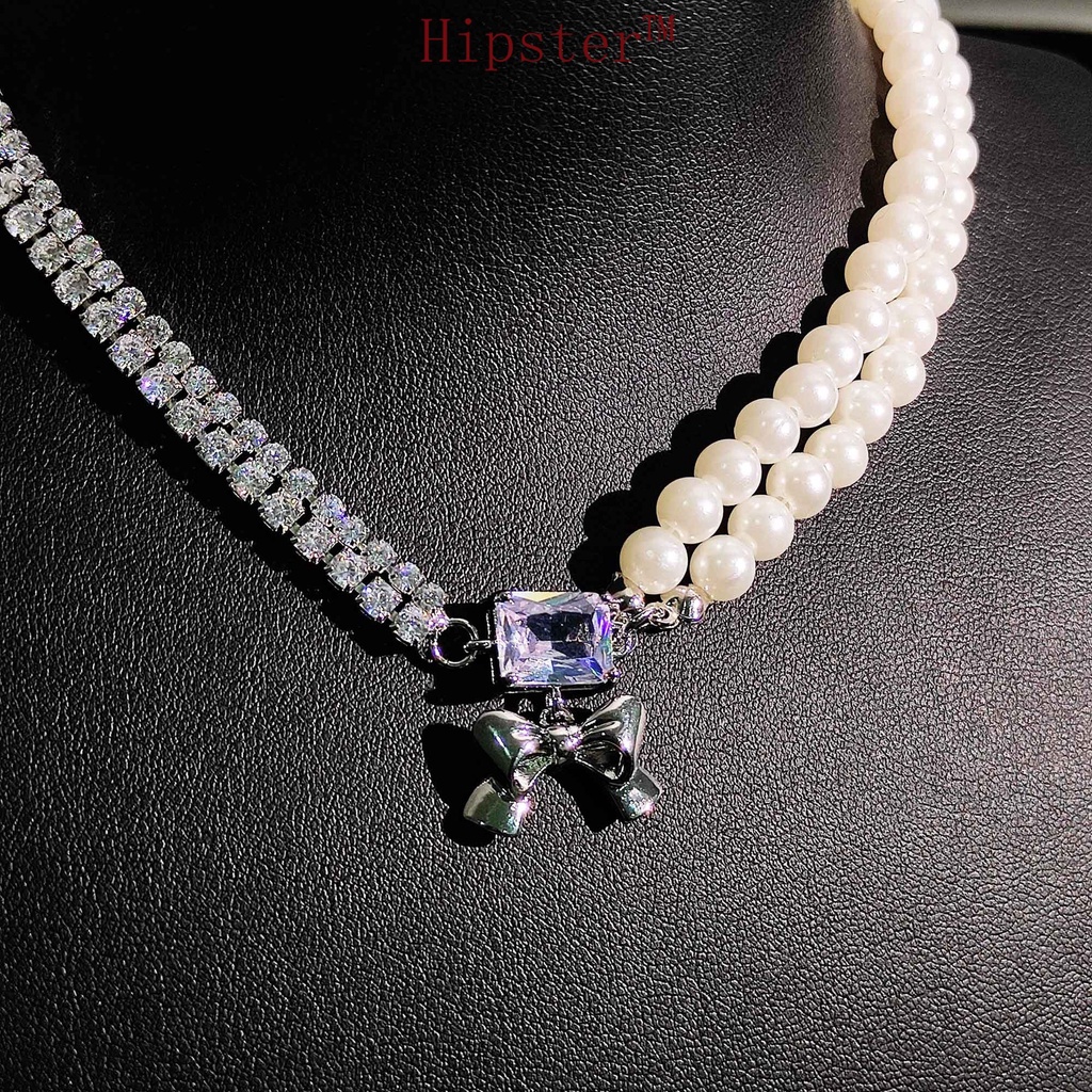 Elegant Pearl Necklace New Female Earrings