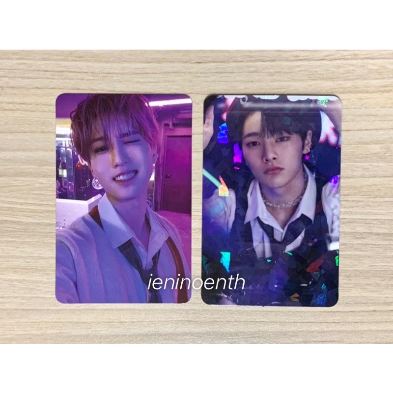 STRAY KIDS CHRISTMAS EVEL PHOTOCARD PC CE HAN WINK UNGU PAIR AYEN GLITTER
