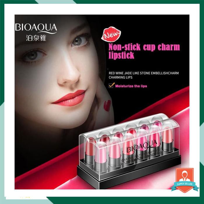 BIOAQUA LIPSTIK MINI BIOAQUA CHARM MINI LIPSTICK FULL SET 12 PCS