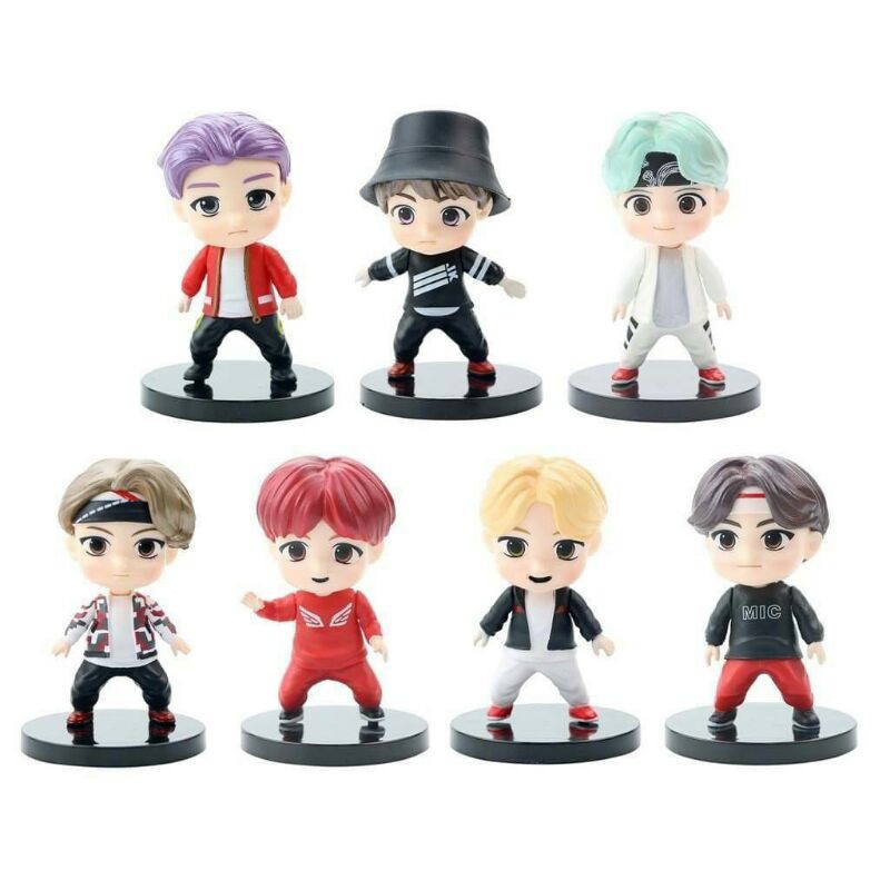 [PELUNASAN] TINY TAN MINI FIGURE BTS MIC DROP