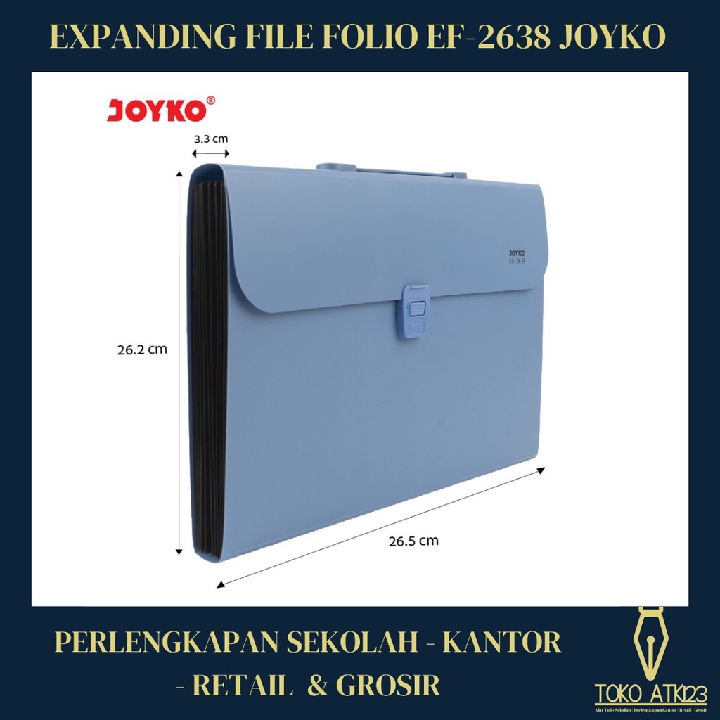 Expanding File Merk Joyko EF-2638 Ukuran Folio