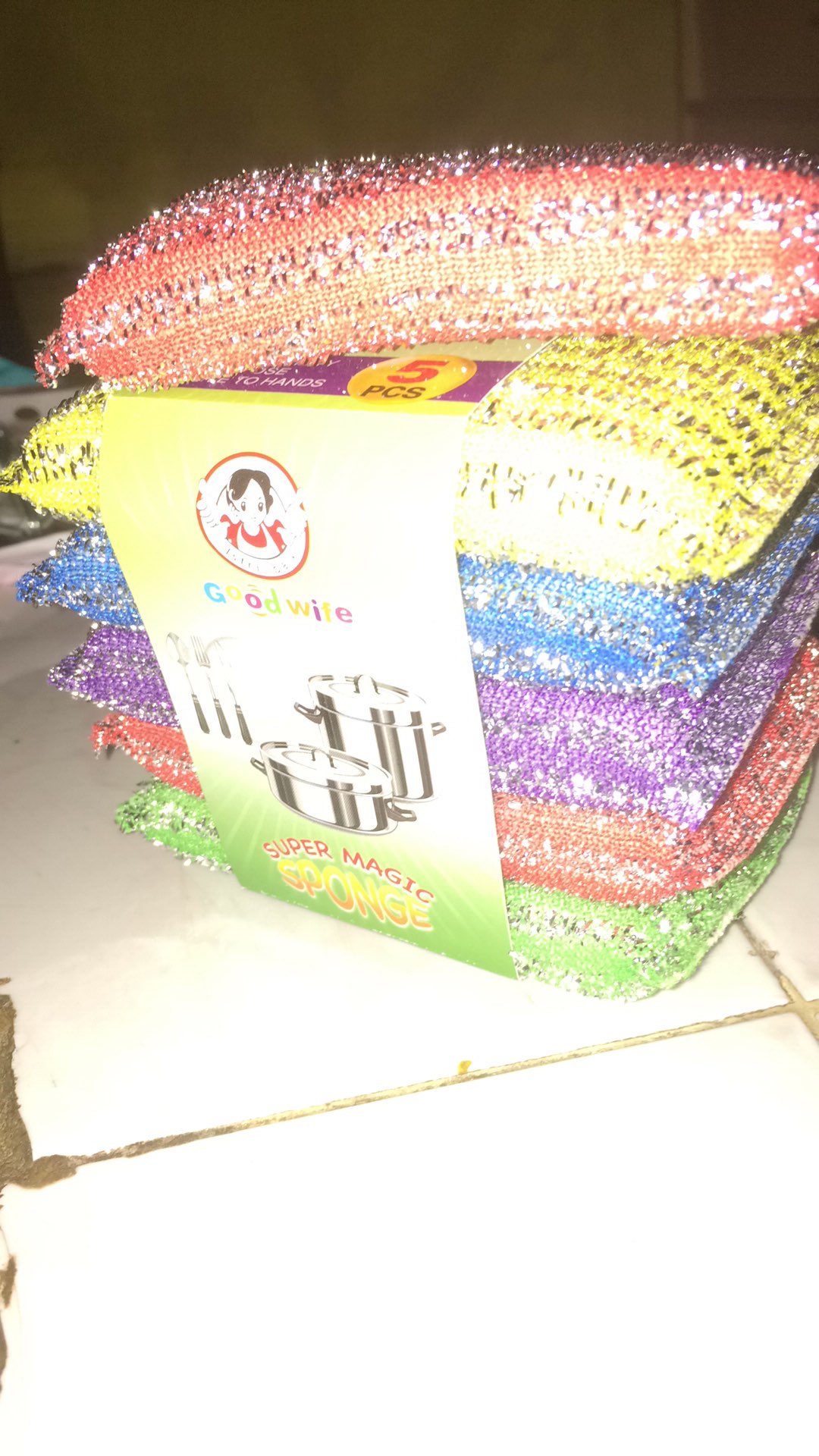 Spon Cuci Piring/ Busa Cuci Piring Metalik