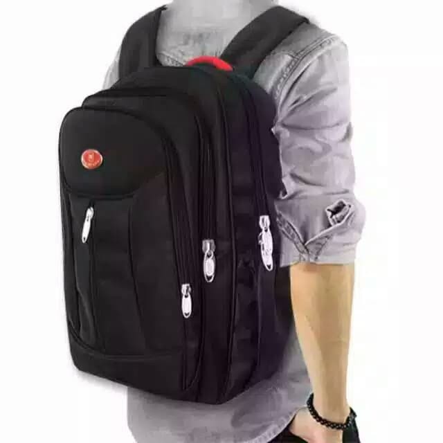 Bag Pack Polo Resleting Tengah, Tas Ransel Polo, Tas Pria, Tas Murah