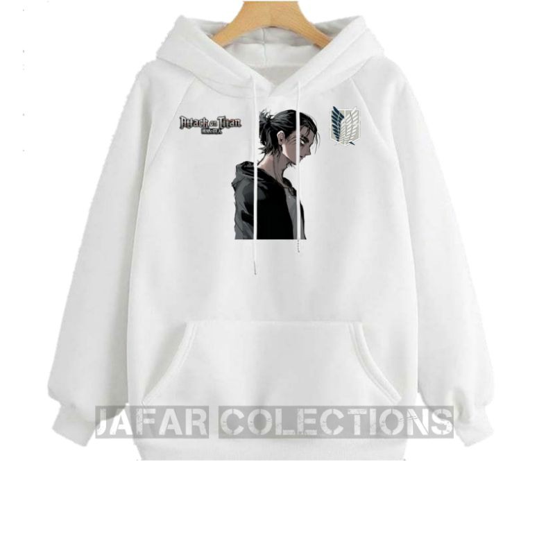 Jaket anak attack on Titan eren levi/hoodie attack on titan anak karakter eren levi snk logo aot