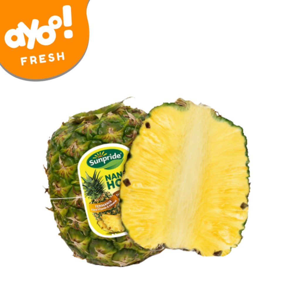 

Nanas Honi Sunpride Small Tanpa Crown 500 g - 800 g Per Buah