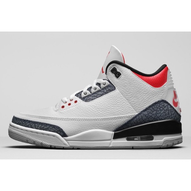 white fire red 3s