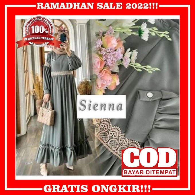 Setelan Baju Gamis Big Size Muslim Wanita Harian Kekinian Terbaru 2021 Melar Kaos Zara Import Jumbo 