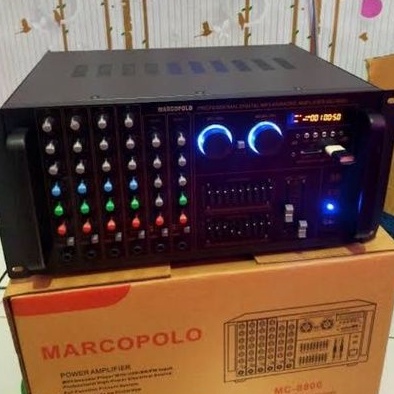 POWER AMPLIFIER MIXER MARCOPOLO MC 8800 KARAOKE MC8800