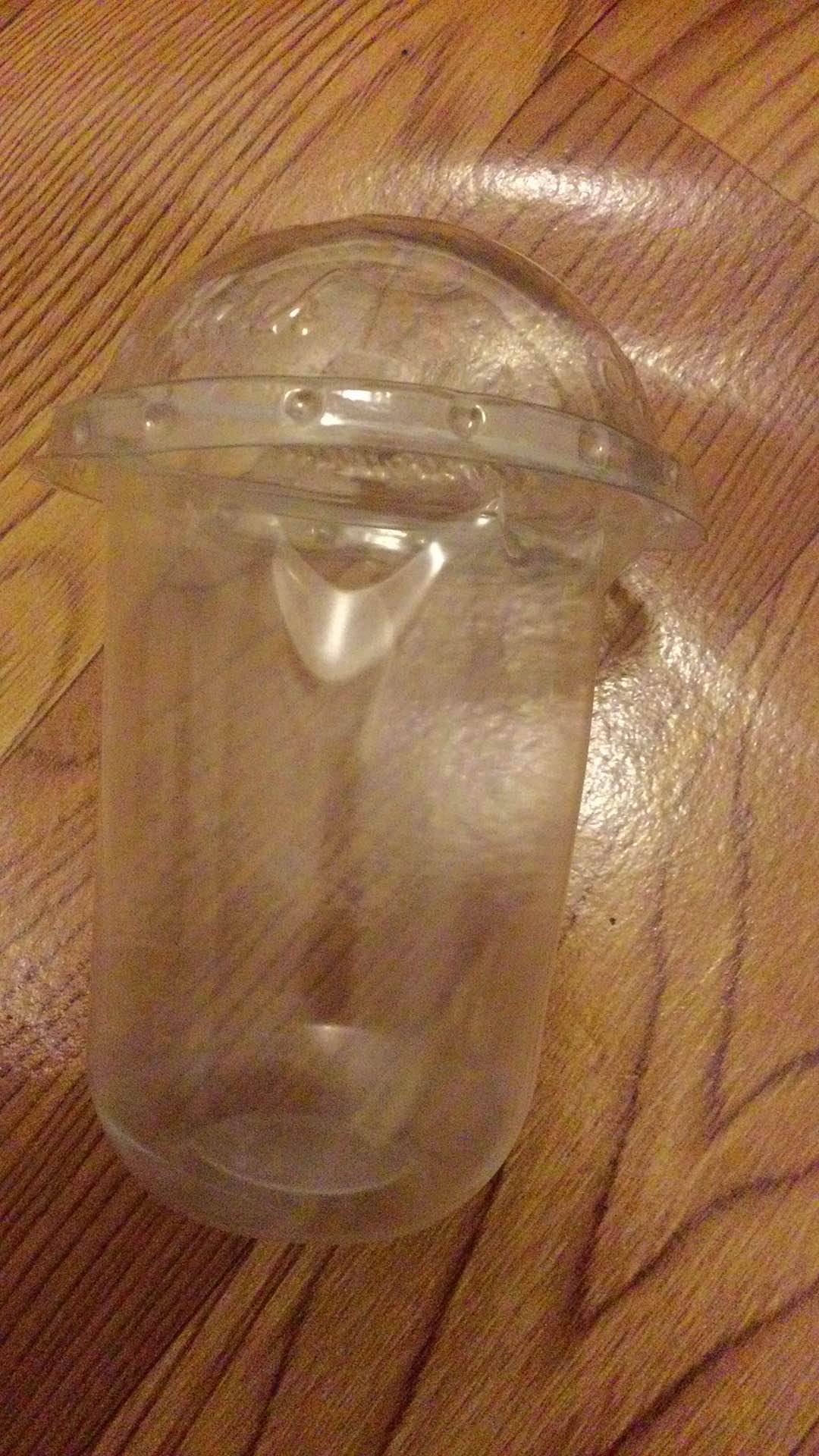 @50set Gelas Cup Oval 14oz 16oz + Dome Lid - Tutup Cembung Tebal / U Cup Pp Bulat Plastik