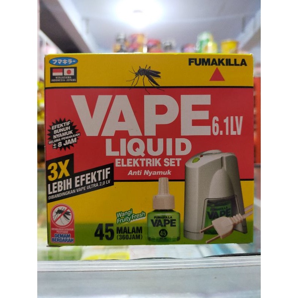 VAPE ANTI NYAMUK ELEKTRIK SET