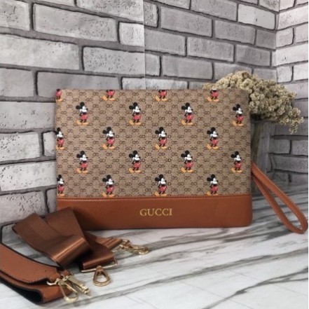 SALE  TAS Clutch Gucci Mickey Mouse GU345 TAS WANITA TAS FASHION SUPER QUALITY IMPORT BATAM