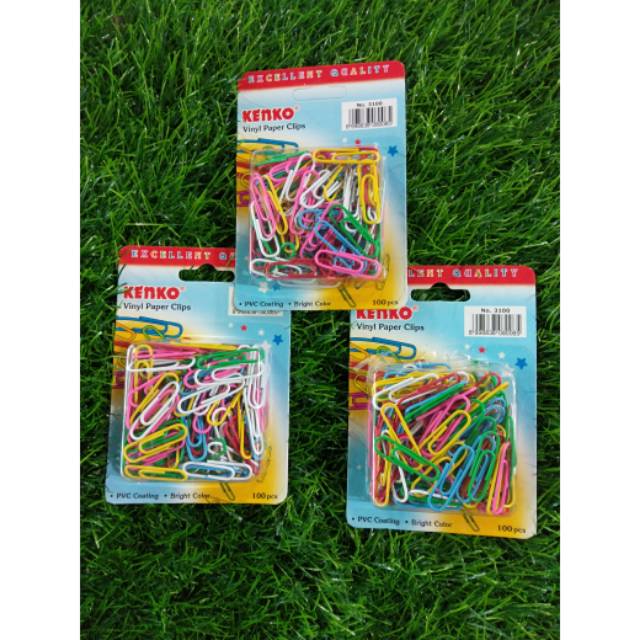 

PAPER CLIP WARNA ISI 100 PCS..