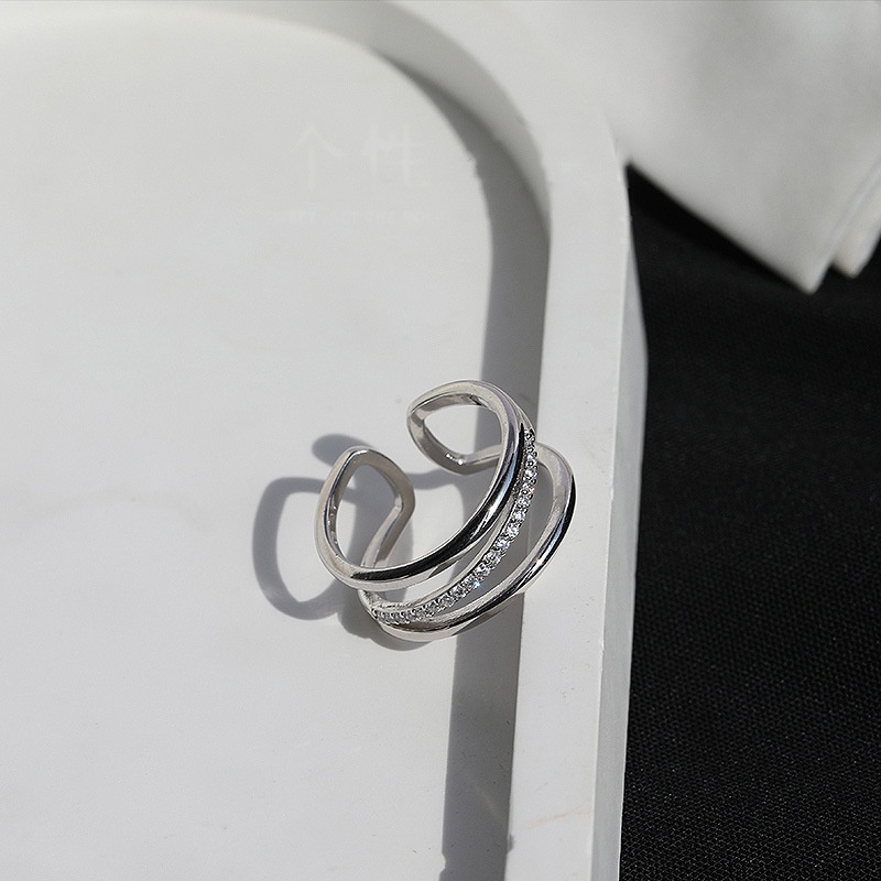 Cincin Jari Telunjuk S925 Silver Gaya Elegan Untuk Aksesoris Wanita