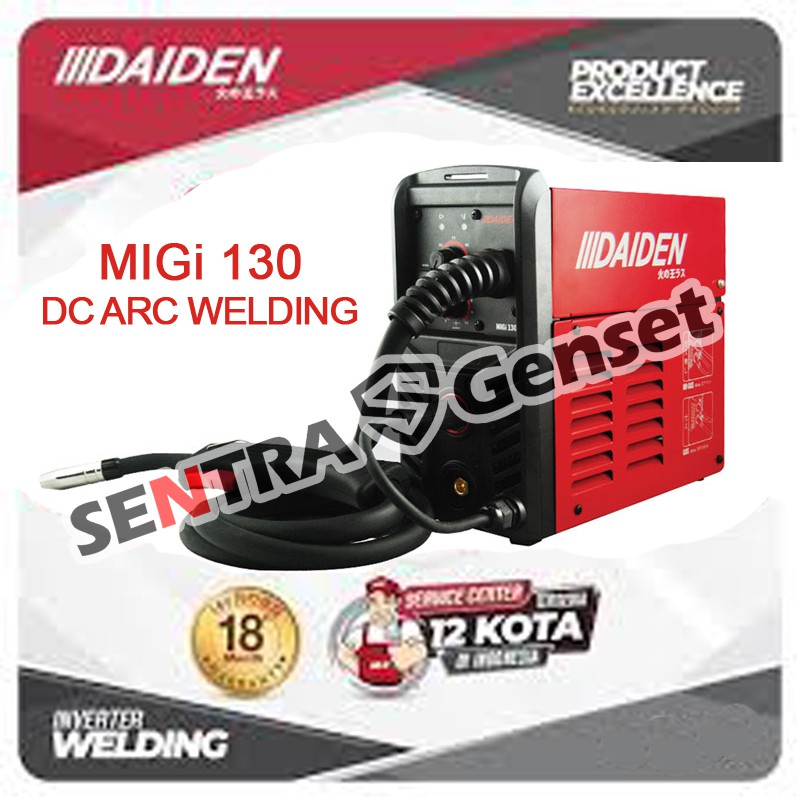 Mesin las CO Mig 130. Daiden Mig 130