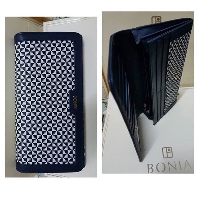 Dompet BONIA original motif trisha/catur