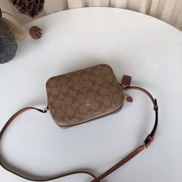 Tas Selempang wanita coach Messanger bag Cocok untuk hangout - 1-brown