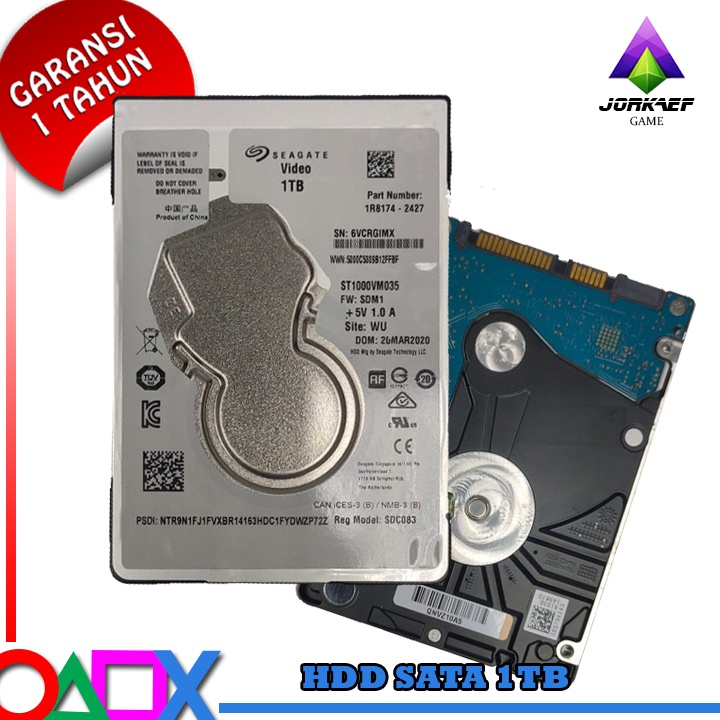 Harddisk SATA 2.5 inch 500GB - 1TB - 2TB NEW MURAH